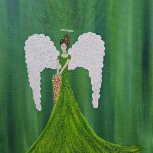 Green Angel of Hope and Healing
