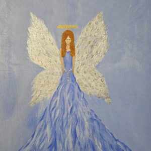 Heavenly Angel in Blue dreamy gown